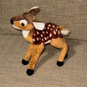 Wild Republic Plush Fawn Deer Stuffed Toy Animal Brown and White